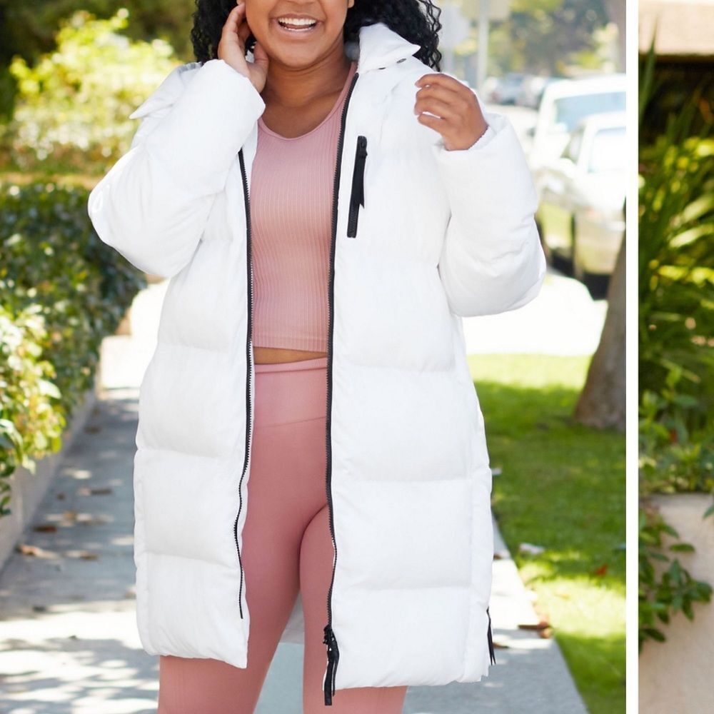 Fabletics White Adventure Puffer Coat